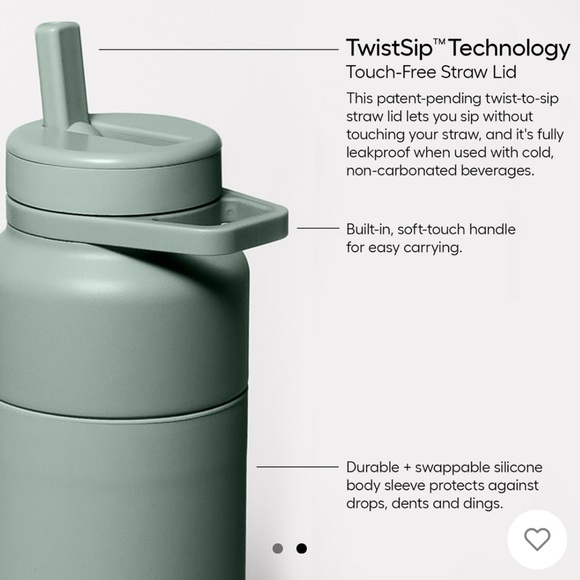 Rotera 35oz Mocha Insulated Water Bottle - Picture 7 of 7